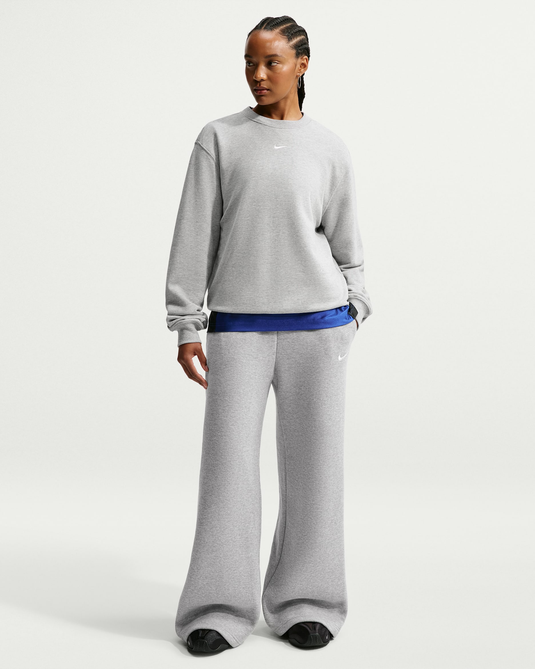 Nike Studio Fleece Medium Weight Women's Mid-Rise Wide-Leg Pants